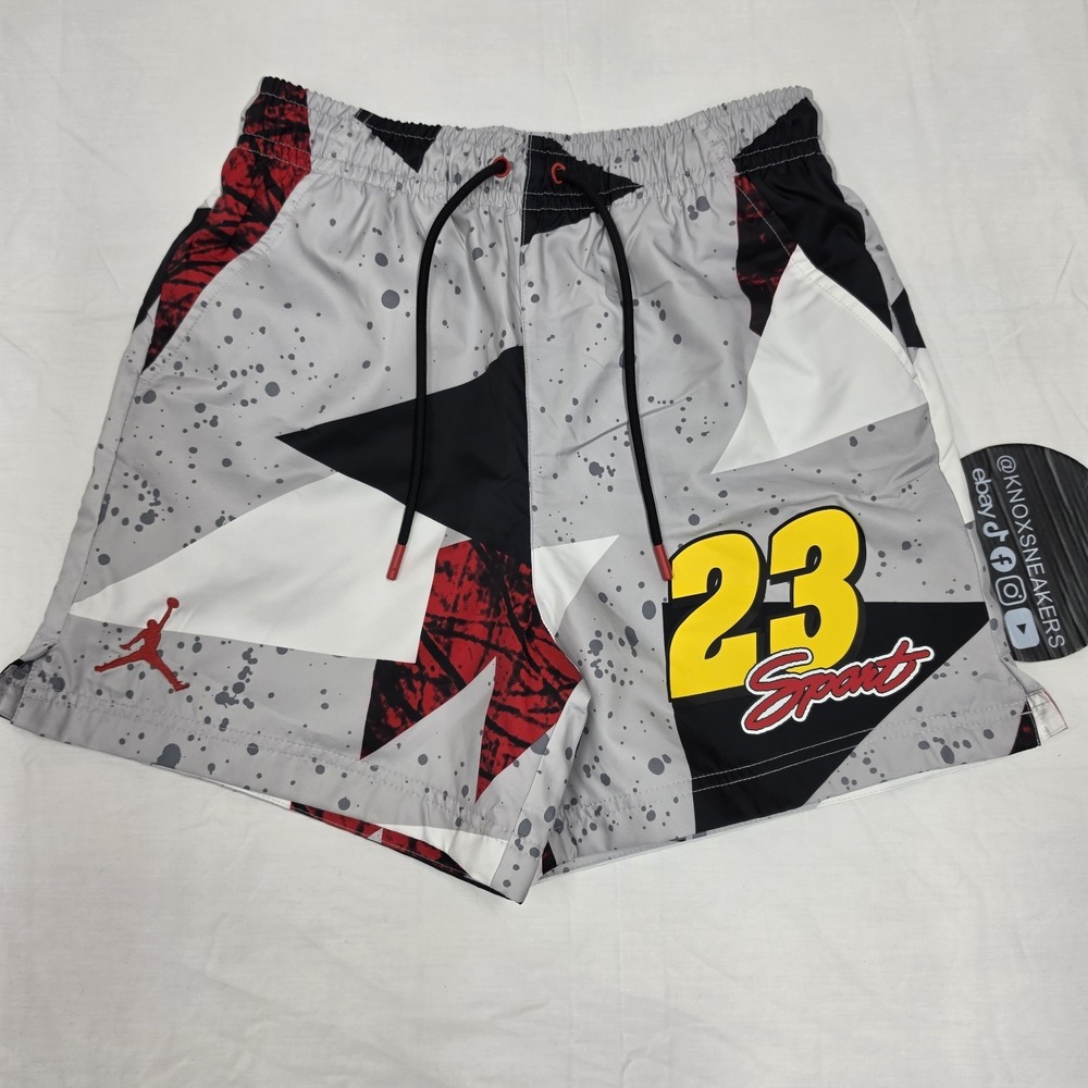 Jordan Essentials 5" Poolside Shorts Pockets IB8818-011 Men's Size Small